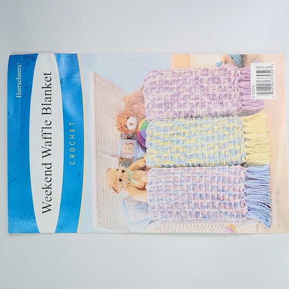 Weekend Waffle Blanket Crochet Pattern From Herrshner's - Picture 2 of 7
